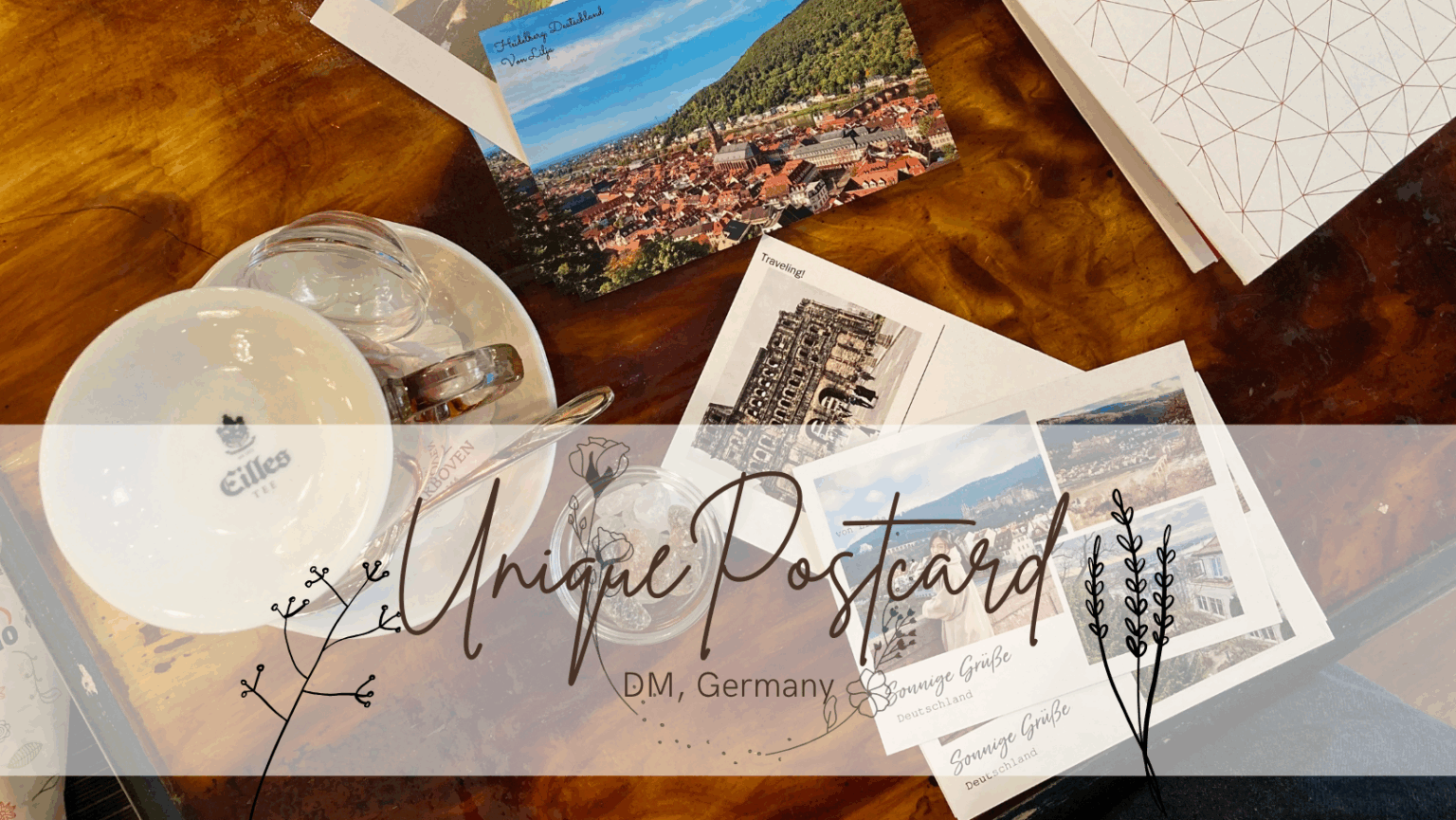 德國超商列印自製明信片DIY