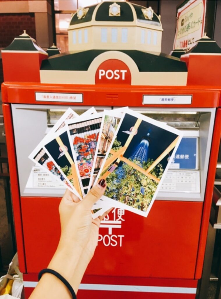 日本東京自製明信片寄送