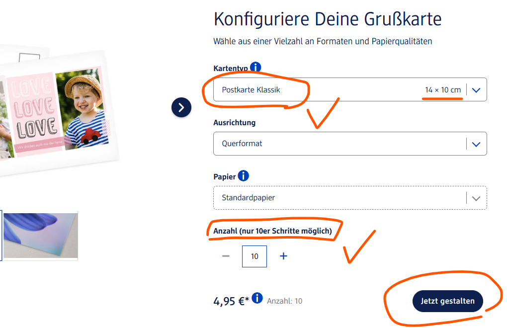 德國dm明信片製作服務頁面