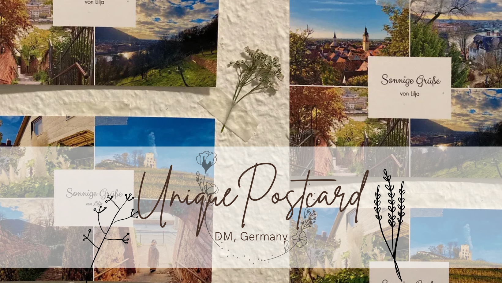 德國明信片製作買郵票寄送