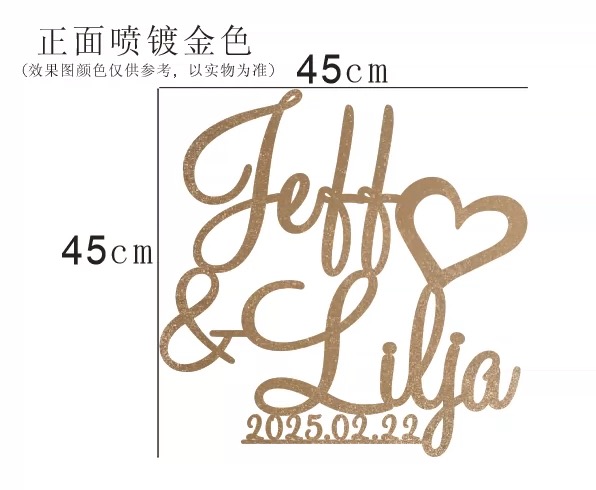 婚禮英文名牌專屬婚禮Logo