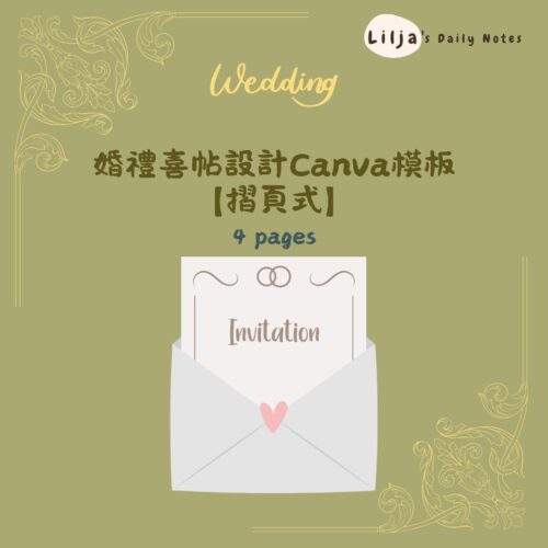 喜帖設計模板編輯