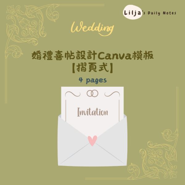 喜帖設計模板編輯