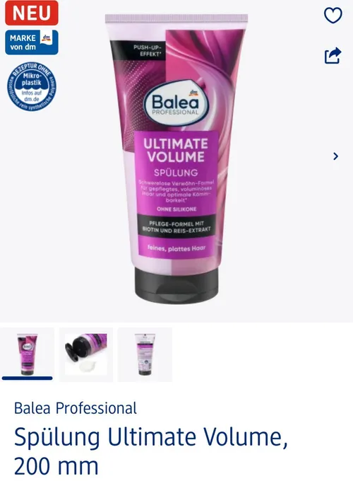 Balea洗髮乳、潤髮乳